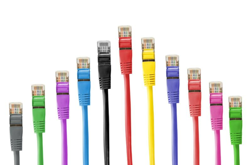 Multi colorful cables